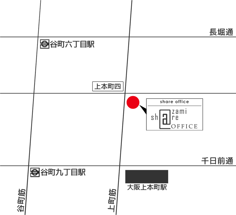 シェアオフィス地図